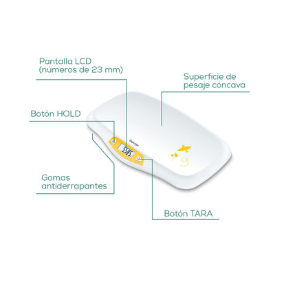 Beurer By80 Baby Scale (White)