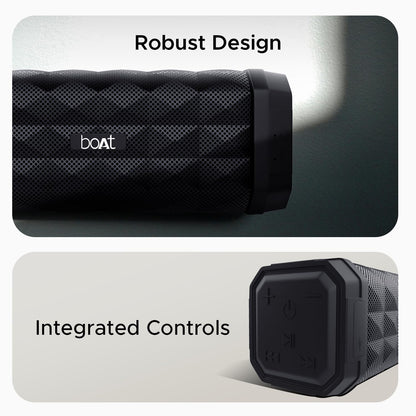 boAt Stone 650 10W Bluetooth Speaker with Upto 7 Hours Playback, IPX5 and Integrated Controls (Black)