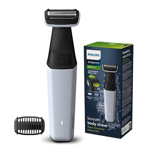Philips Body Trimmer for Men-Clinically Tested for Sensitive SkinI Patented Pearl Tip & Hypo allergenic foilI Skin Safe GroomingI Trim or Shave Basis Your StyleI ShowerproofI3 Year Warranty-BG3007/01