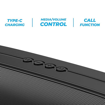 Zebronics Astra 30 Portable Bluetooth Speaker with 14W Output Power, TWS Function, Dual Passive Radiator, Dual 52mm Drives, FM, AUX, USB, mSD (Black)
