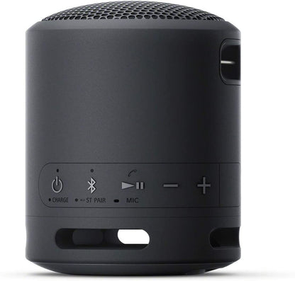 Sony SRS-XB13 Wireless Extra Bass Portable Compact Bluetooth Speaker with 16 Hours Battery Life, Type-C, IP67 Waterproof, Dustproof, with Mic, Loud Audio for Phone Calls/Work from Home (Black)