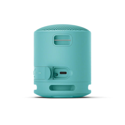 Sony SRS-XB100 Wireless Bluetooth Speaker Super-Compact,Portable, Lightweight, Waterproof & Dustproof,16 Hrs Battery,Versatile Strap,Extra Bass & Hands-Free Calling-Blue