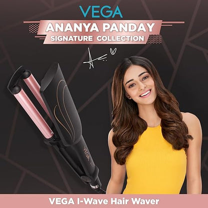 Vega I-Wave Hair Waver, (VHWR-01, Rose Gold,Black)