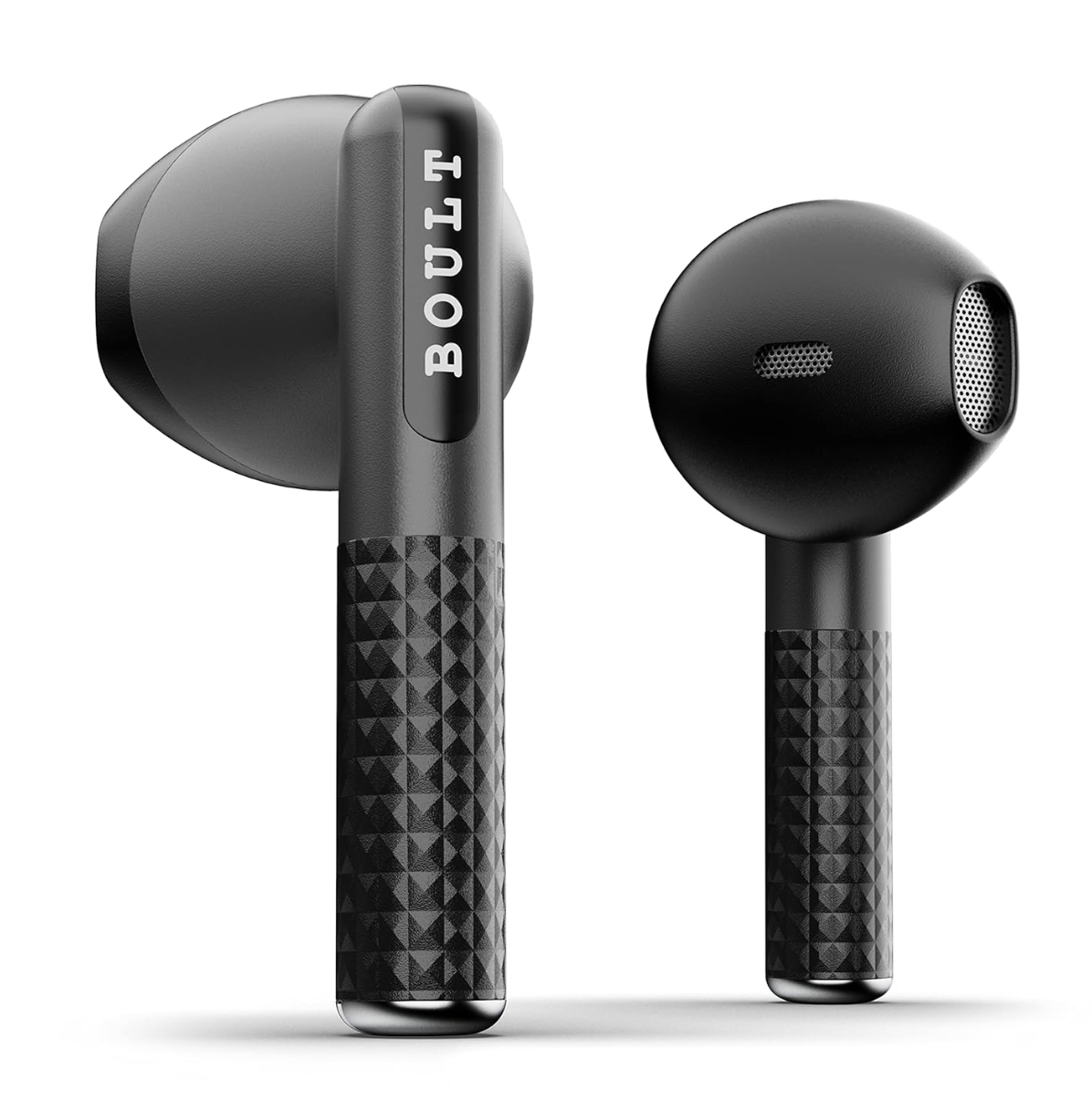 Boult Audio Newly Launched Airbass Powerpods Tws Featherweight Bluetooth Truly Wireless In Ear Earbuds With Mic, 20H Playtime With Zen Technology Enc, Fast Charging Type-C Ipx5 Water Resistant (Black)