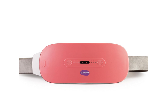 Evereve Electric Heating Pad and Menstrual Massager with Belt, 3 modes, 3 heating levels (45°,55° & 65°), long lasting battery life of upto 5 hours, USB powered, Portable, For Menstrual Pain Relief