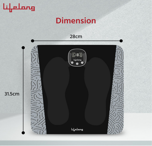 Lifelong EMS Foot Massager- Electric Foot Massager Machine for Pain Relief - 8 Modes, 19 Intensity Levels - Rechargeable, Wireless, Portable (Black) LLM927