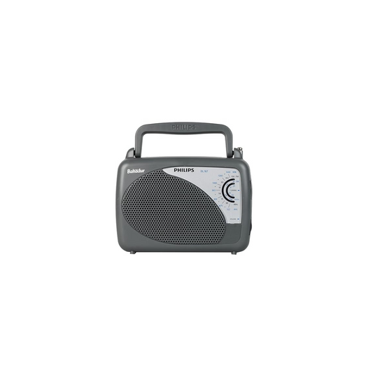 Philips Radio DL167/94 with MW/SW/FM Bands, 2xR20 (UM1),External 3V DC (Optional)