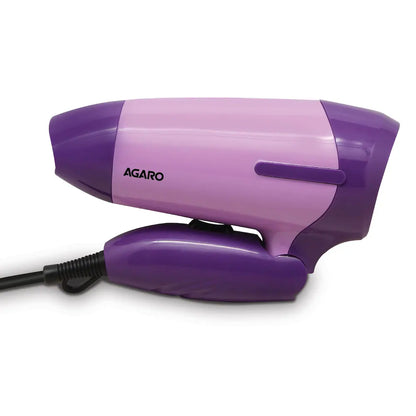 AGARO Prima Hair Dryer with Copper Motor, 2 Speed & Temperature Settings, Hair Dryer  (1000 W, Purple)