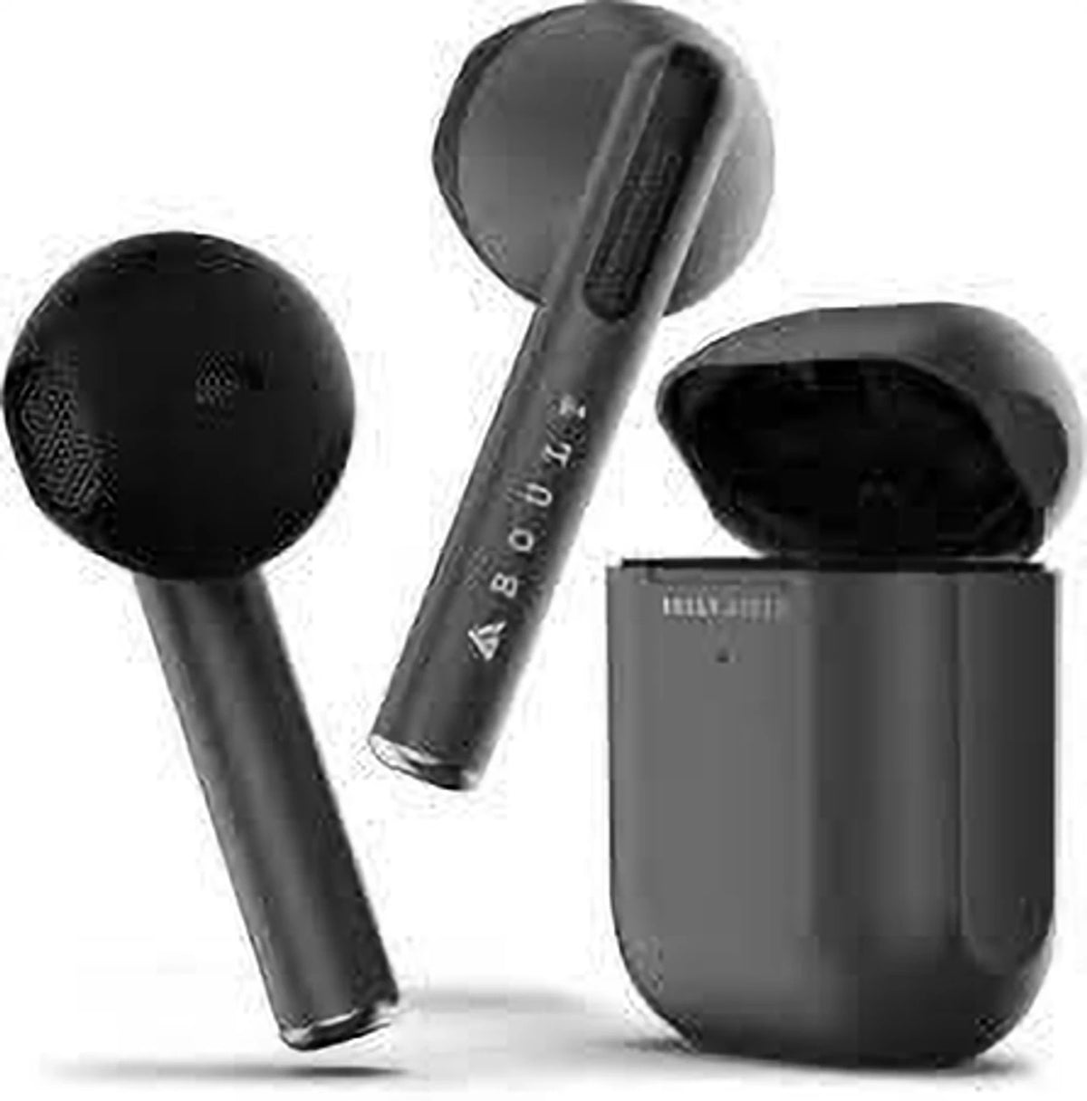 Boult Audio AirBass Propods X TWS Bluetooth Truly Wireless in Ear Earbuds, 32H Playtime, Fast Charging Type-C, IPX5 Water Resistant, Touch Controls and Voice Assistant (White)