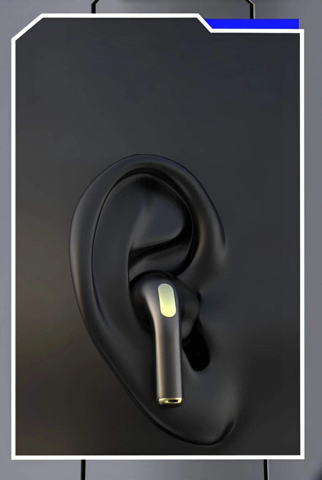 COREGENIX DM08 Ring Earbud TWS|ENC & HighBass |Upto 40Hrs Playtime |Bluetooth V5.4|QuadMic Bluetooth Headset (Black, True Wireless)
