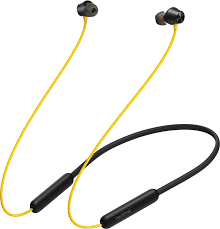 realme Buds Wireless 2S with Dual Device Switching & Type C Fast Charge Bluetooth Headset  (Black, Yellow, In the Ear)