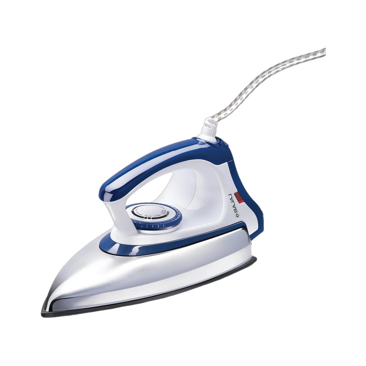 Bajaj Majesty DX-11 1000W Dry Iron with Advance Soleplate and Anti-bacterial German Coating Technology, White and Blue