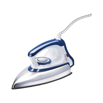 Bajaj Majesty DX-11 1000W Dry Iron with Advance Soleplate and Anti-bacterial German Coating Technology, White and Blue