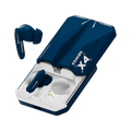 TRIGGR Kraken X4 with 13mm Drivers, 40ms Latency, ENC, 60H Battery, Rubber Finish, v5.4 Bluetooth Gaming Headset (Azure Blue, True Wireless