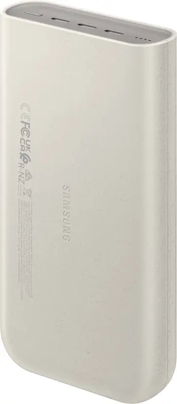 Samsung 20000 mAh 45 W Wireless Power Bank  (White, Lithium Polymer, Fast Charging for Mobile, Tablet)