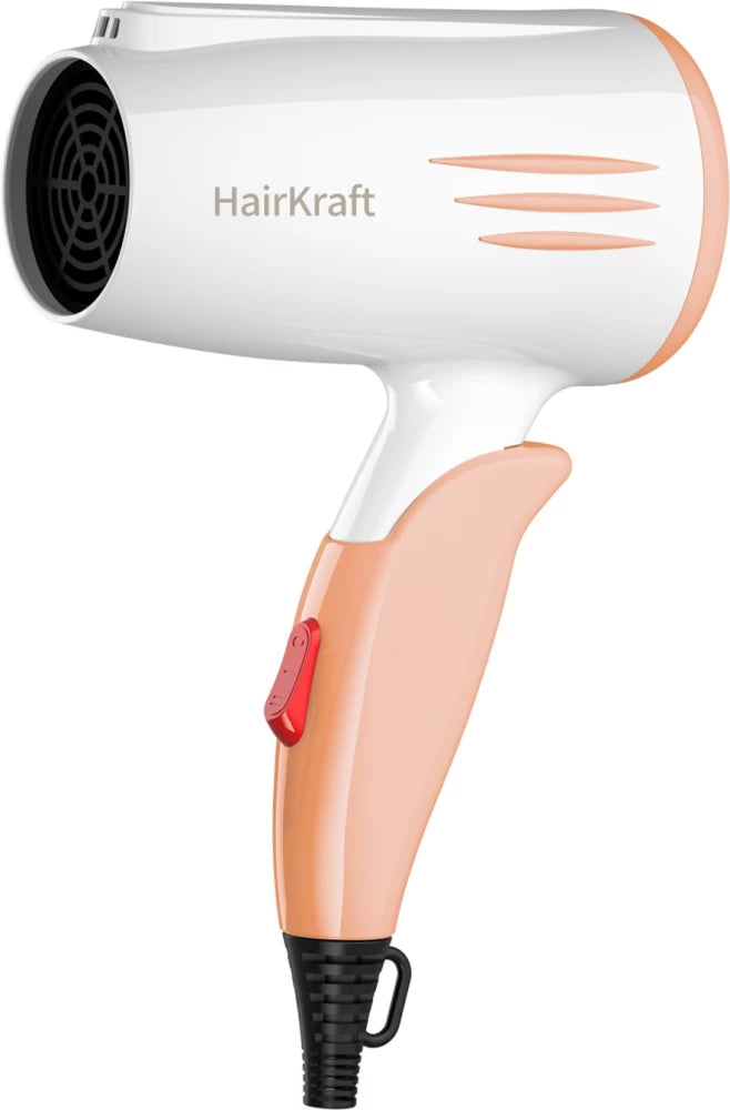 HairKraft HKD1240 Hair Dryer  (1200 W, White and Peach)#JustHere