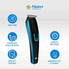 Flipkart SmartBuy M4D12B Runtime : 60 min Cordless USB Trimmer for Men