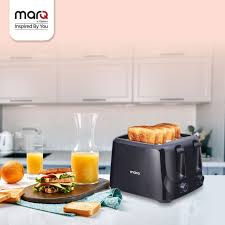 MarQ by Flipkart Colossus 4 Slice 1400 W Pop Up Toaster  (Carbon Black) 4.1291 Ratings & 40 Reviews