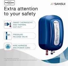 Sansui 3 L Instant Water Geyser (ALLURE, Cobalt Blue)