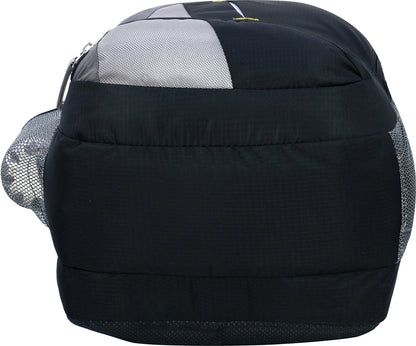 HOLME'S Medium 25 L Laptop Backpack Laptop Backpack School Bag/College Bag For Unisex (Grey, Black)