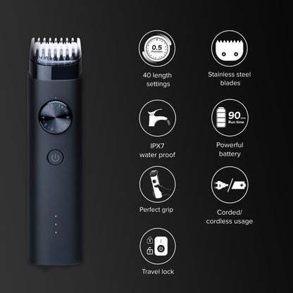 Mi XXQ01HM Trimmer 90 min Runtime 40 Length Settings  (Black)