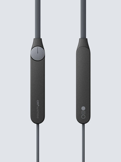 CMF by Nothing Neckband Pro 50dB Active Noise Cancellation, Smart Dial Design, 37 Hrs playtime Bluetooth Headset (Dark Grey, In the Ear)