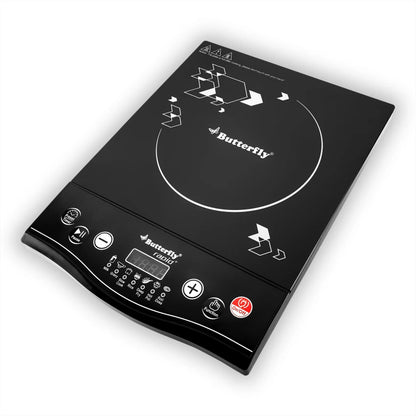 Butterfly Rapid Plus Induction Cooktop  (Black, Push Button)