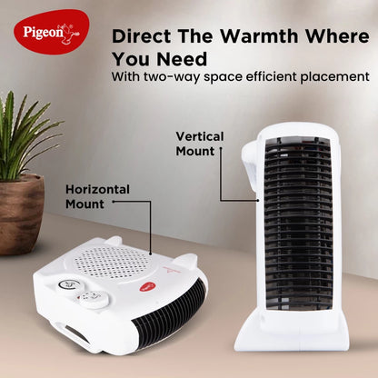 Pigeon 16194 2000W Fan Room Heater