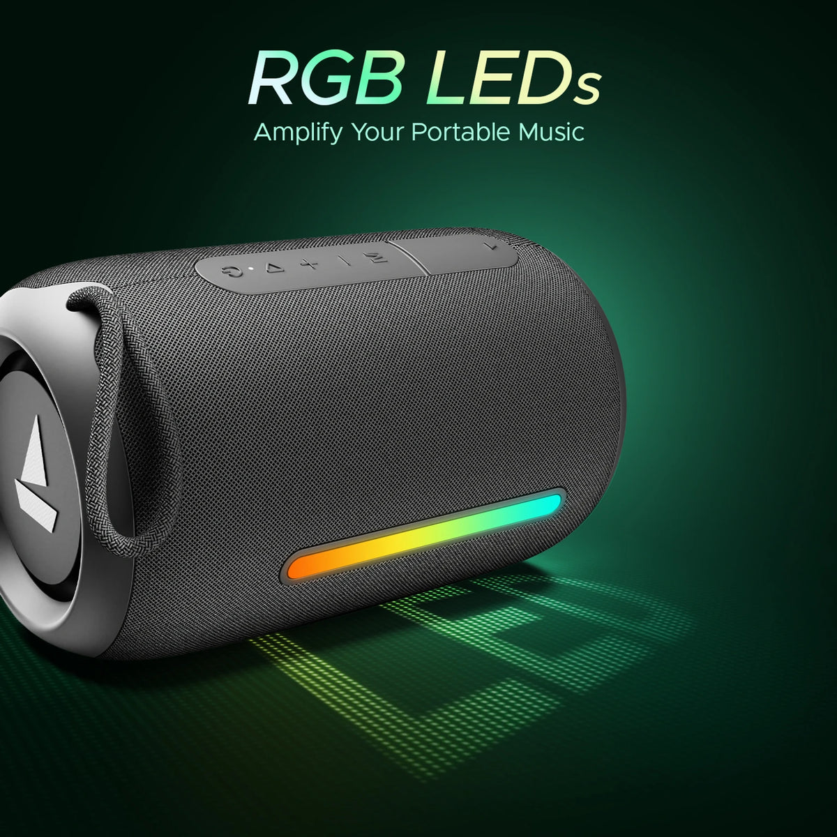 boAt Stone 350 Pro Portable Bluetooth Speaker with 14W boAt Signature Sound, 12 Hours Playback, RGB LED