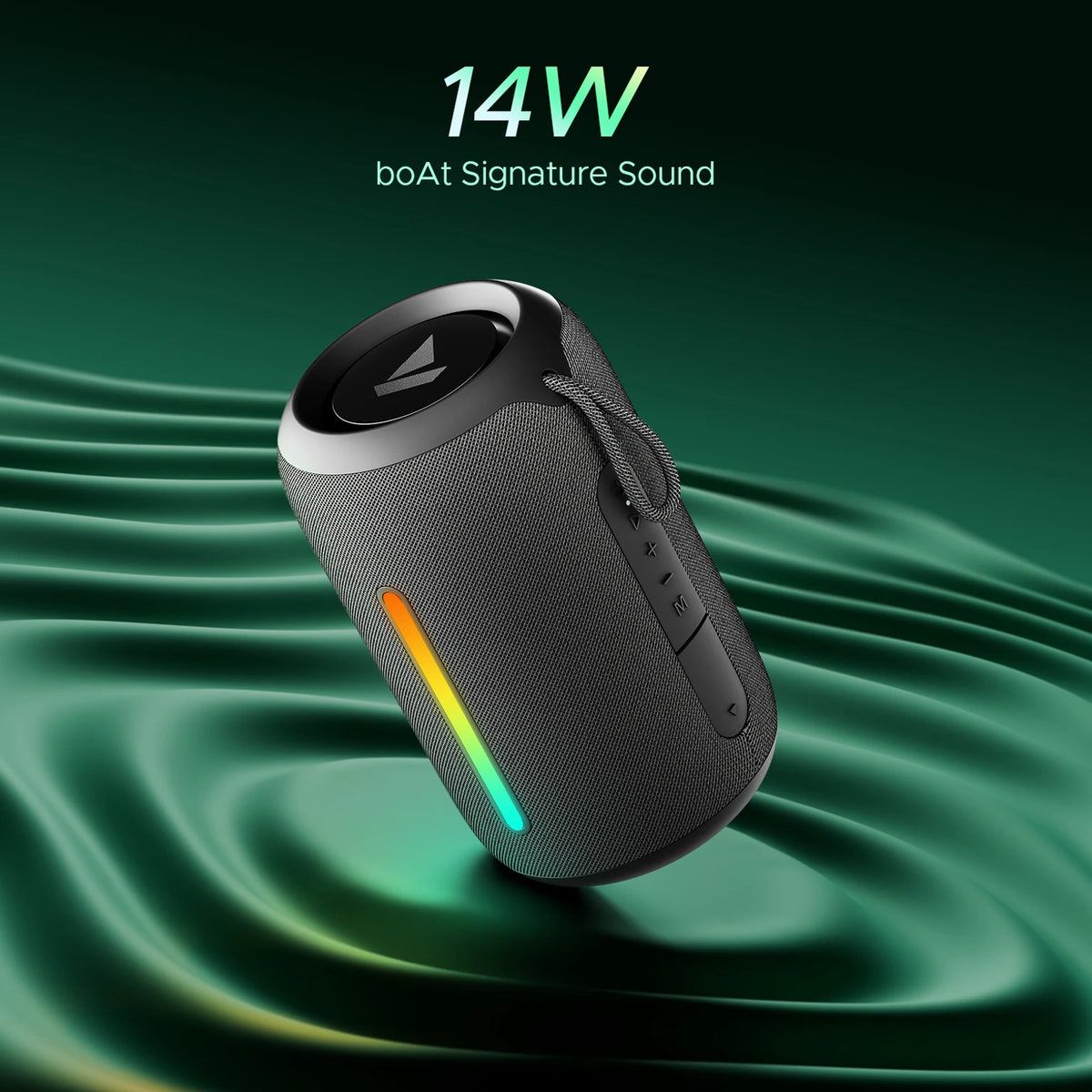 boAt Stone 350 Pro Portable Bluetooth Speaker with 14W boAt Signature Sound, 12 Hours Playback, RGB LED