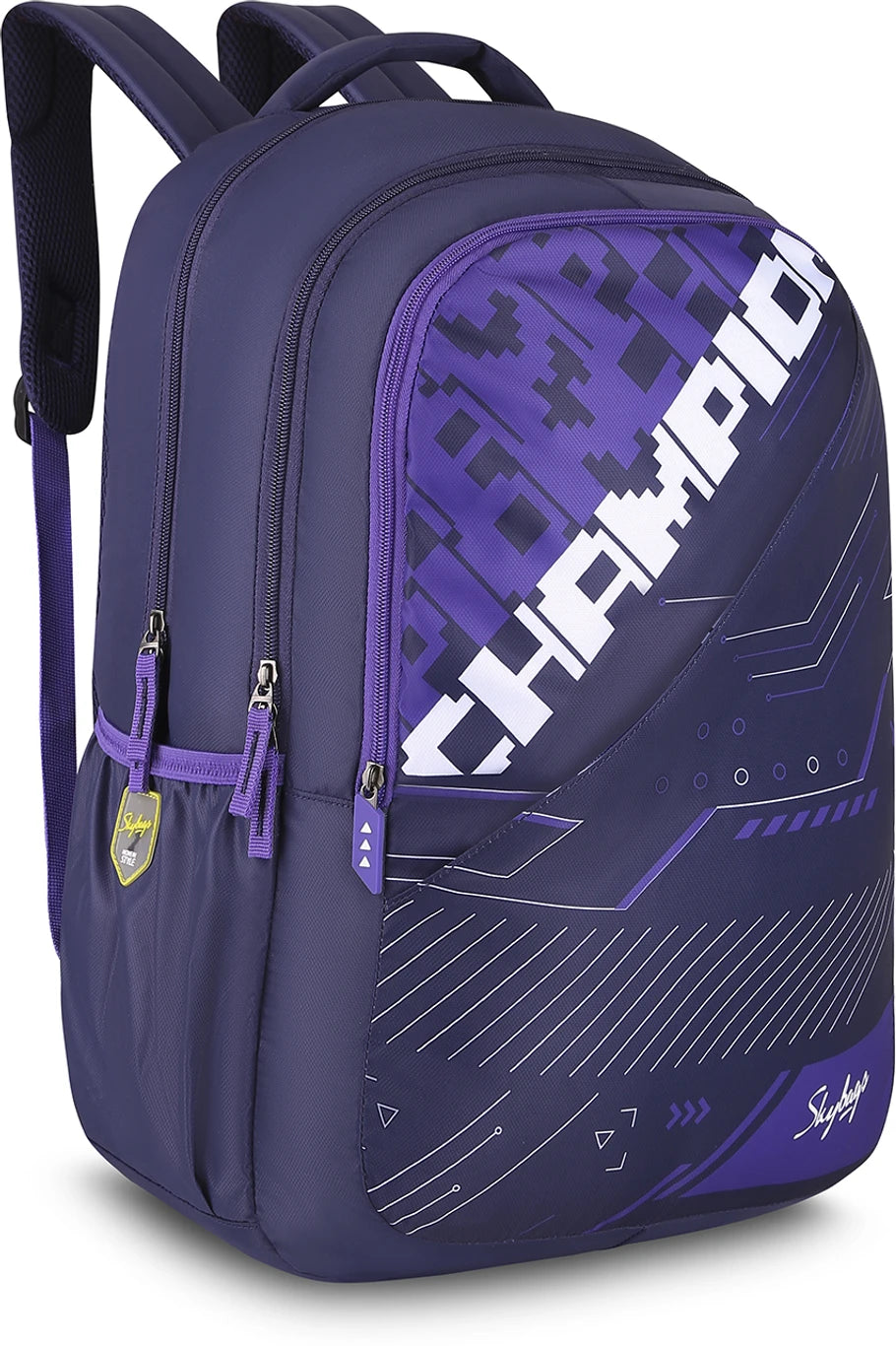 SKYBAGS Flow Casual Printed School Bag For Girls and Boys with Rain Cover 37.5 L