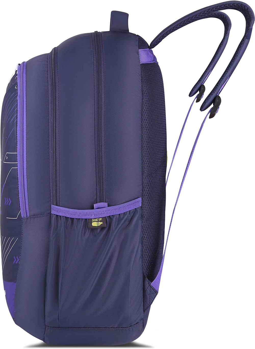 SKYBAGS Flow Casual Printed School Bag For Girls and Boys with Rain Cover 37.5 L
