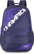 SKYBAGS Flow Casual Printed School Bag For Girls and Boys with Rain Cover 37.5 L