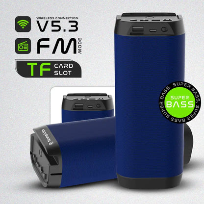 SnapUp Groove Max Upto 6 HR Beats TYPE C BOOM Sound Multi-Compatibility RGB TWS Feature 10 W Bluetooth Party Speaker  (Royal Blue, 2.0 Channel)