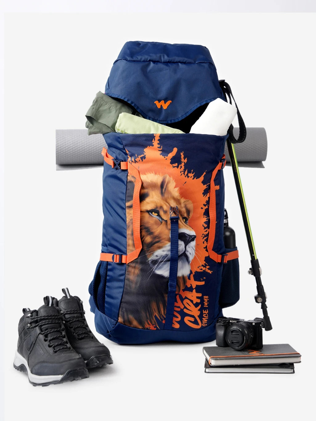 Wildcraft Howler_RSK_60L_Blue Rucksack  - 60 L (Blue)