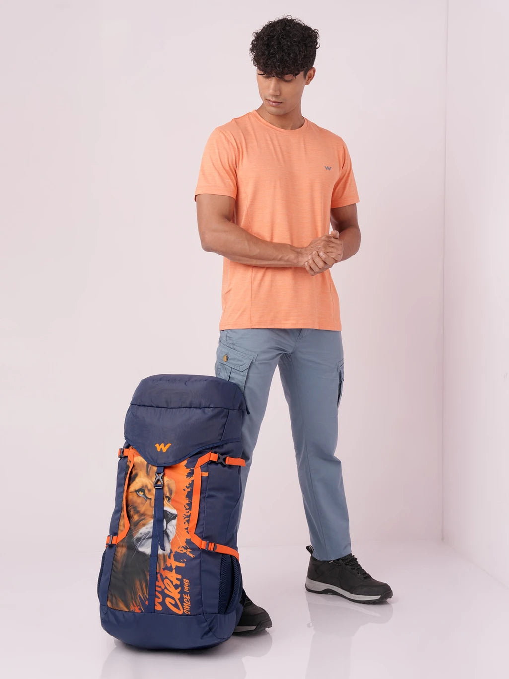 Wildcraft Howler_RSK_60L_Blue Rucksack  - 60 L (Blue)