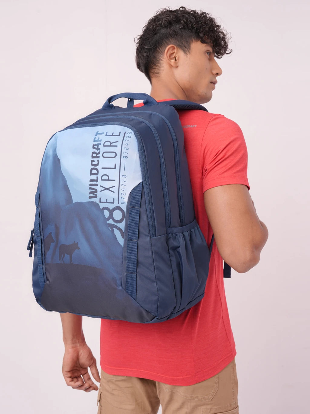 Wildcraft Large 45 L Laptop Backpack Roarer_LPBP_45L_Blue (Blue)