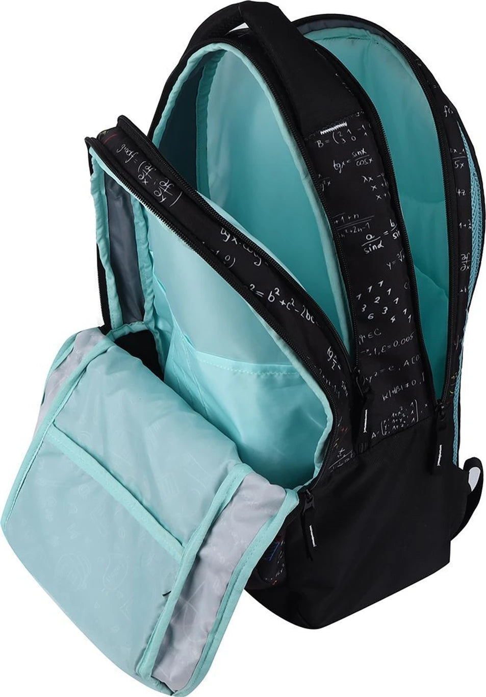 Gear Large 34 L Backpack CALCULUS WITH RAINCOVER (Black)