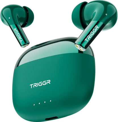 TRIGGR Opus with Latest BT v6.0, Dual Pairing, Chrome Lid, Rubber Finish, 40Hr Playtime Bluetooth