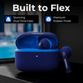 TRIGGR Ultrabuds N4 with Premium Finish, Rubber Grip Design, 40H Battery, 13 mm Drivers Bluetooth