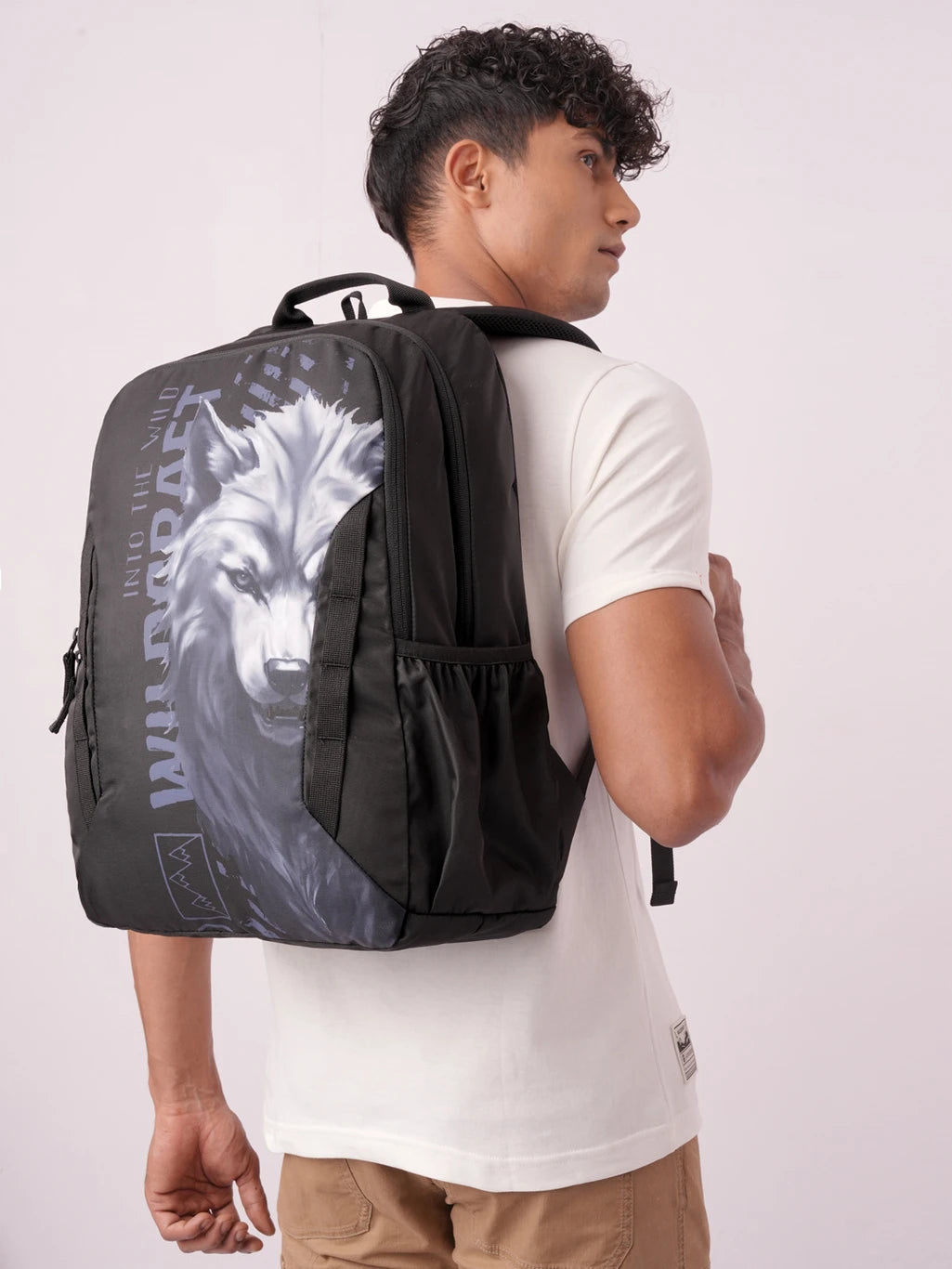 Wildcraft Large 35 L Laptop Backpack Howler_LPBP_35L_Black (Black)
