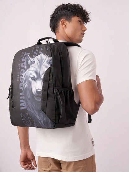Wildcraft Large 35 L Laptop Backpack Howler_LPBP_35L_Black (Black)