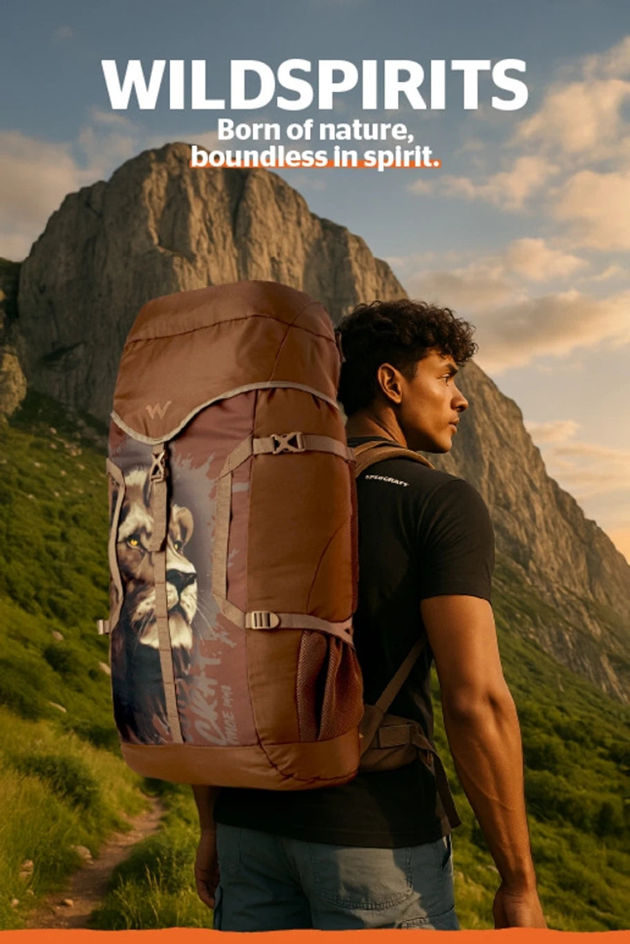 Wildcraft Howler_RSK_60L_Blue Rucksack  - 60 L (Blue)