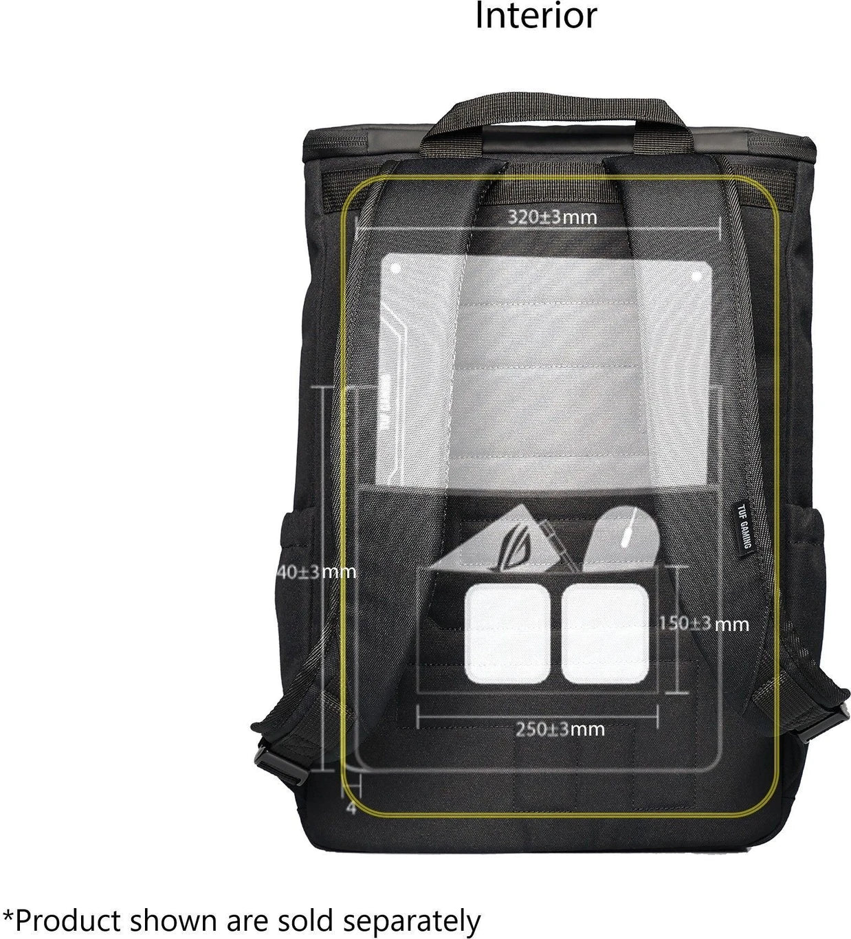 ASUS TUF Gaming VP5700 Waterproof Backpack (Black, 17 inch)