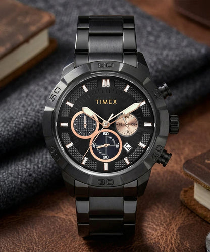 TIMEX Chronograph Black Dial Analog Watch  - For Men TWEG273SMU02