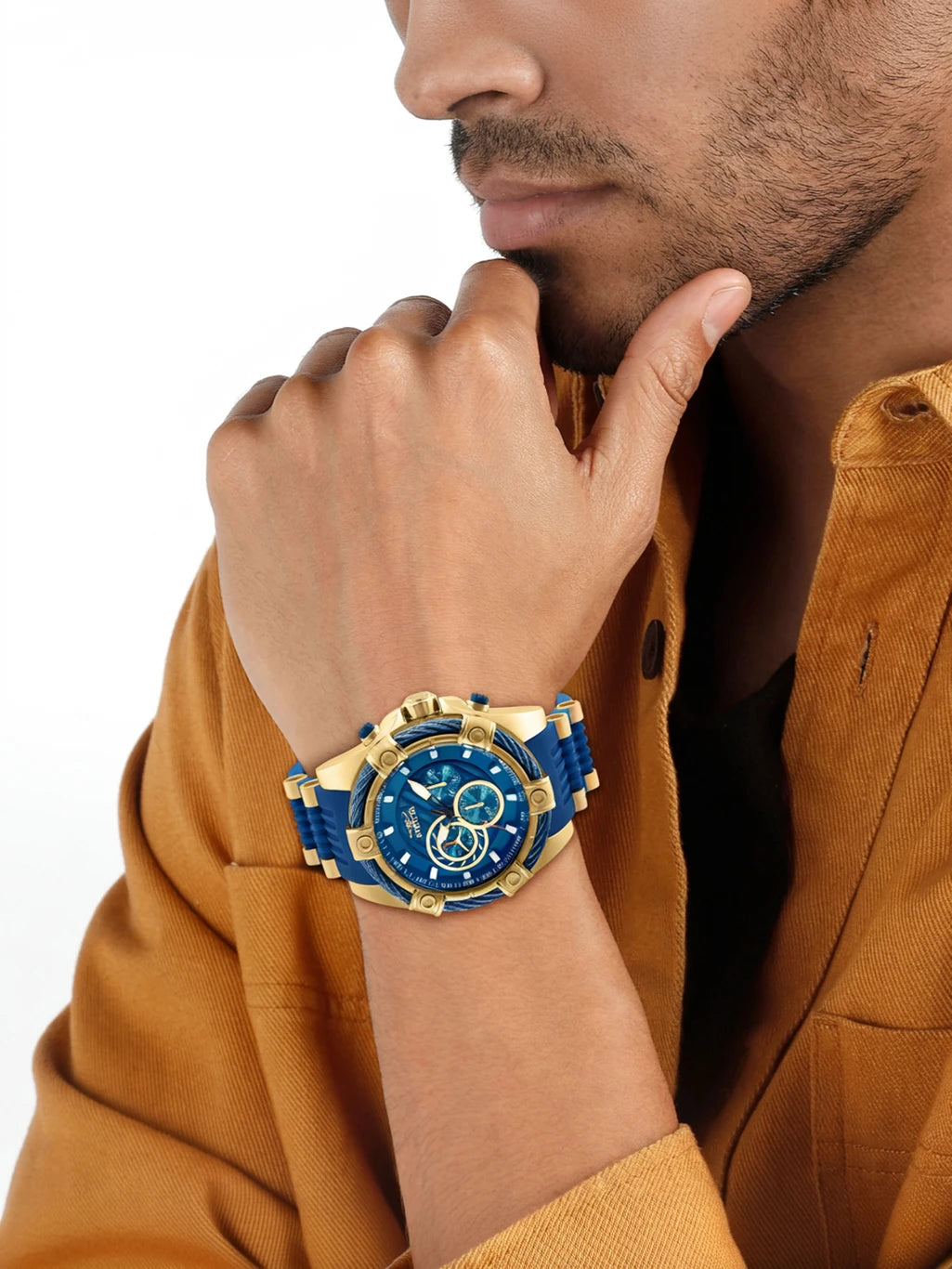 INVICTA Bolt Chronograph Quartz Blue Dial Analog Watch  - For Men 25527
