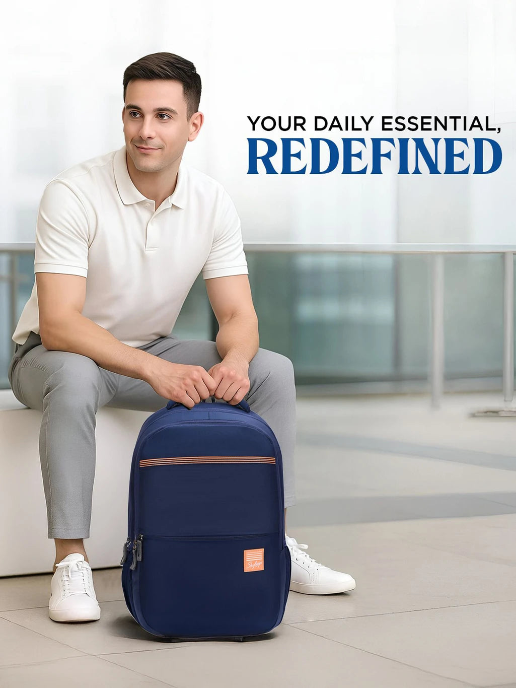 SKYBAGS Large 32 L Backpack Index (Blue)