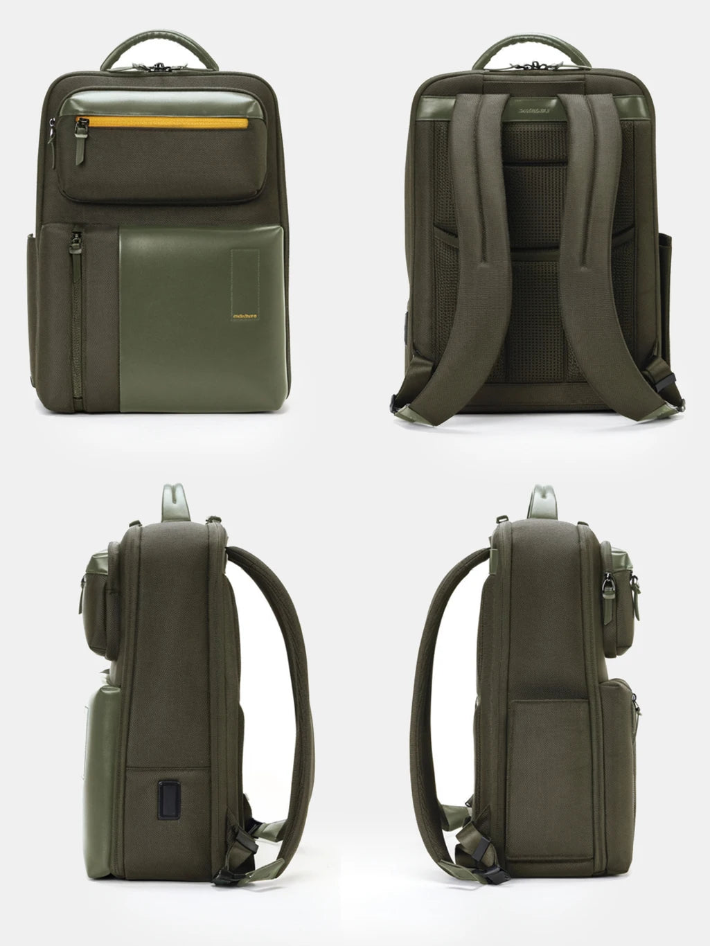 Mokobara Small 19 L Laptop Backpack The Work 2.0 (Green, Yellow)