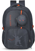 Priority Large 35 L Backpack 19 inch Classic College with Rain Cover for Unisex (Grey)
