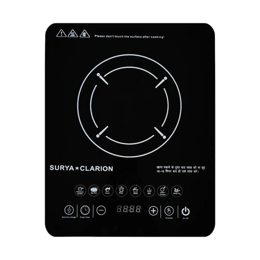 Surya Clarion Induction Cooktop 2000W, Black